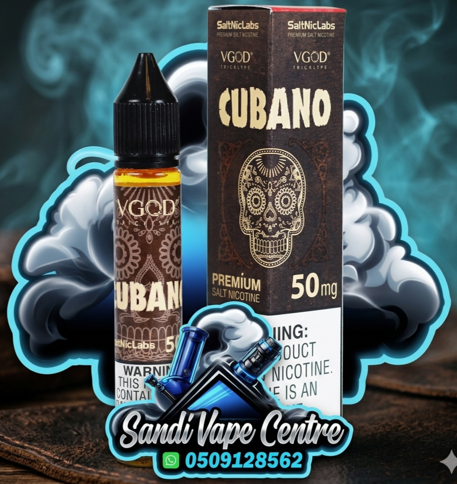Vgod Cubano Original 30ml Salt Nicotine 50 mg
