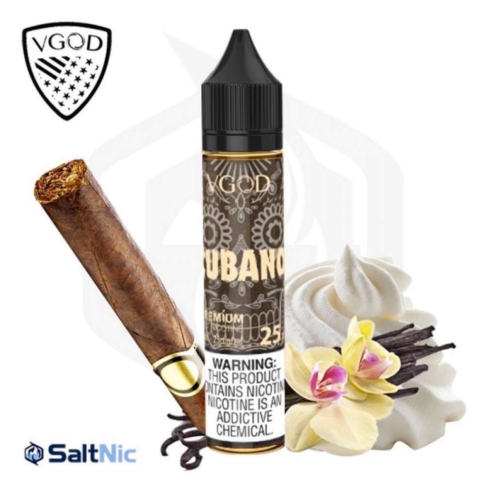 Vgod Cubano Original 30ml 25 mg  Salt Nicotine