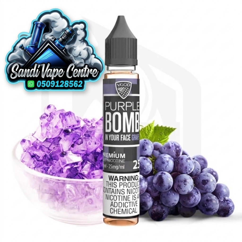 VGOD ICED Purple Bomb SaltNic 30mL 25mg