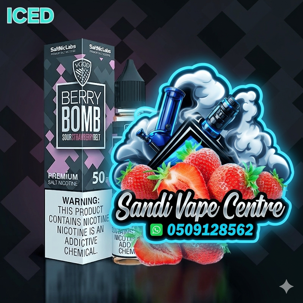 ICE BERRY BOMB SOUR STRAWBERRY 50MG