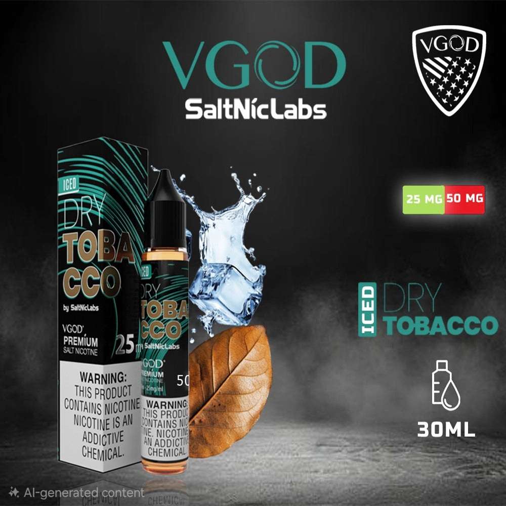 VGOD Dry Tobacco Ice SaltNic 30ML 50mg