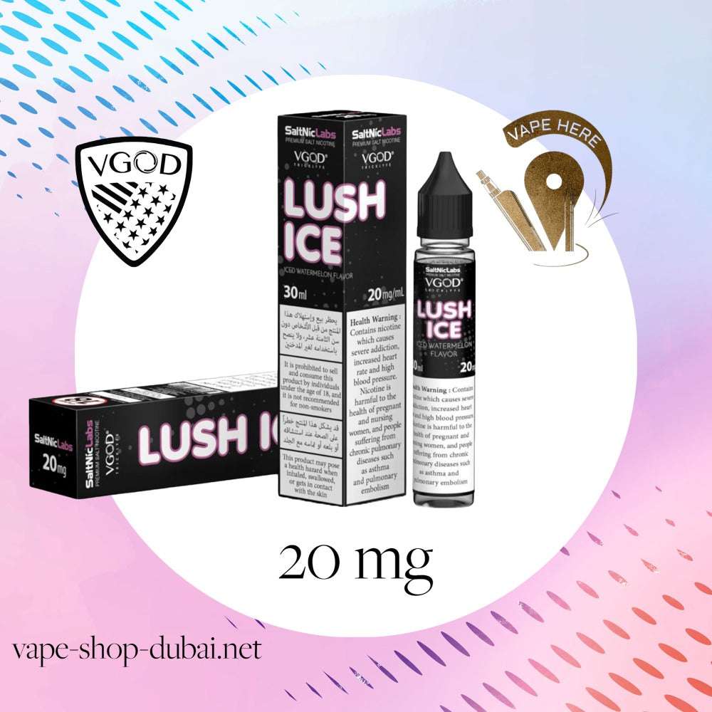 VGOD Lush Ice 30ml &50mg  Nicotine – Watermelon Ice