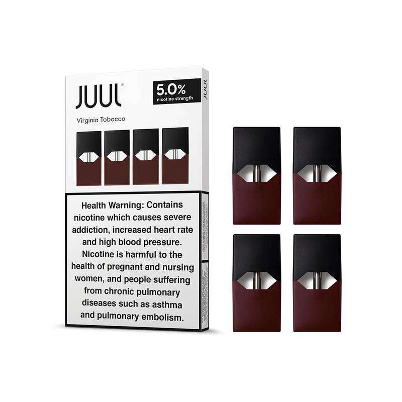 JUUL VIRGINIA TOBACCO PODS 5.0% Nicotine Strength