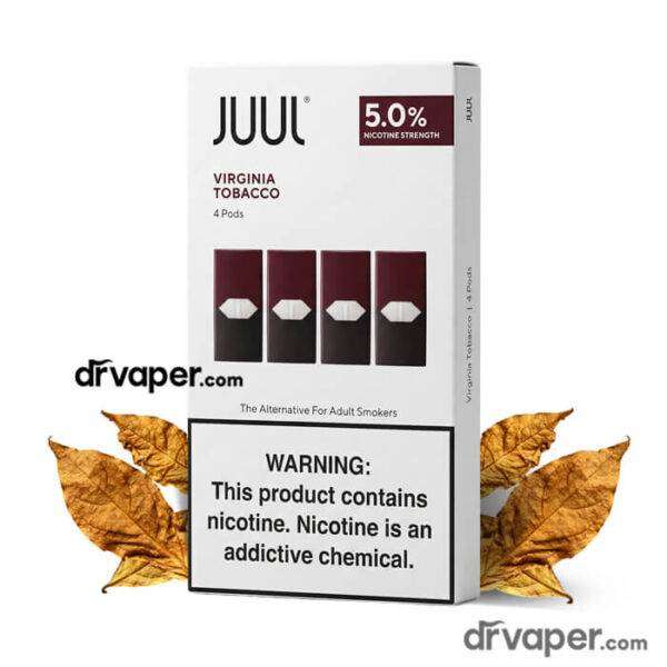 JUUL VIRGINIA TOBACCO PODS 5.0% Nicotine Strength