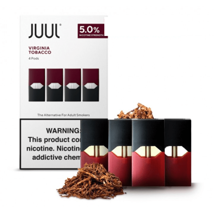 JUUL VIRGINIA TOBACCO PODS 5.0% Nicotine Strength