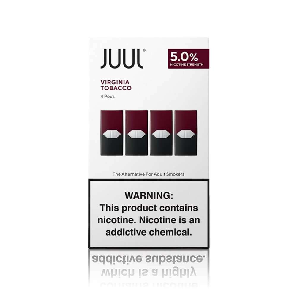 JUUL VIRGINIA TOBACCO PODS 5.0% Nicotine Strength