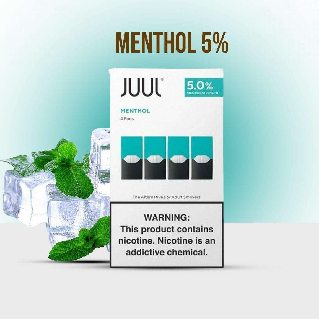Juul pods Menthol 5% (4 pack)