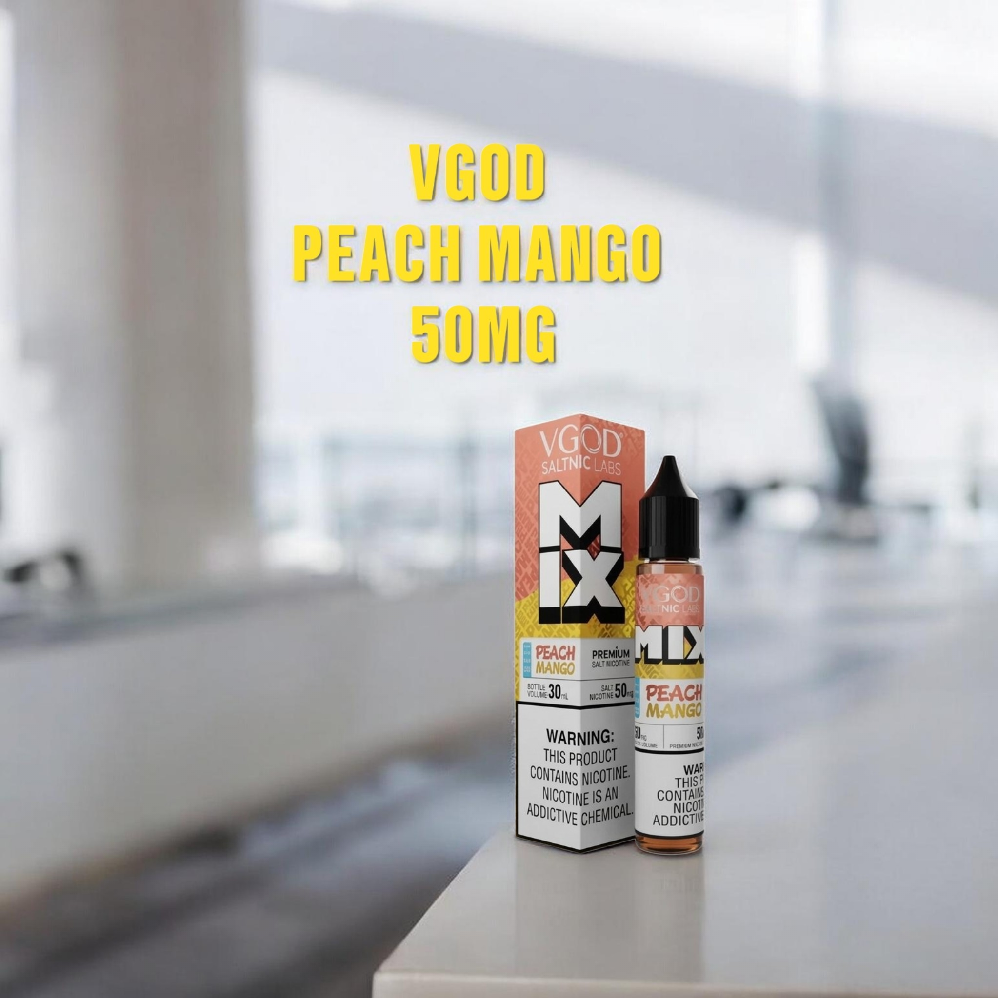 VGOD Nic Salt–Iced Peach Mango (25/50 mg)
