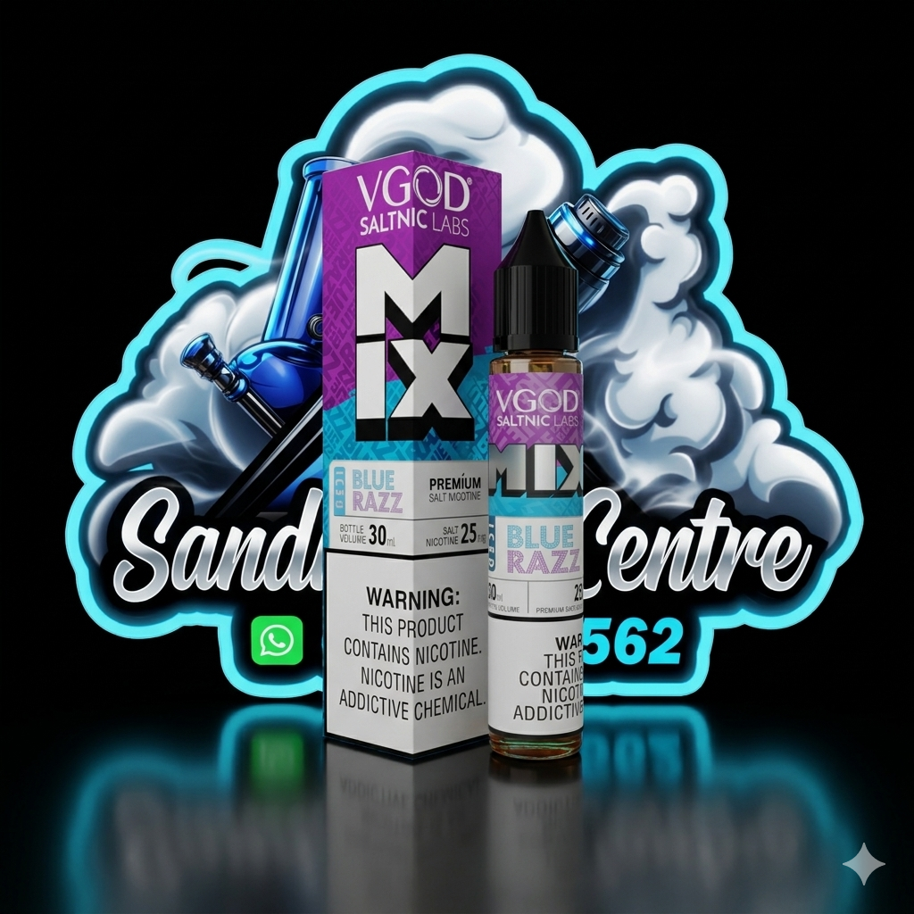 Iced Blue Razz Flavors by VGOD Iced Mix Series 30ml Saltnic25mg