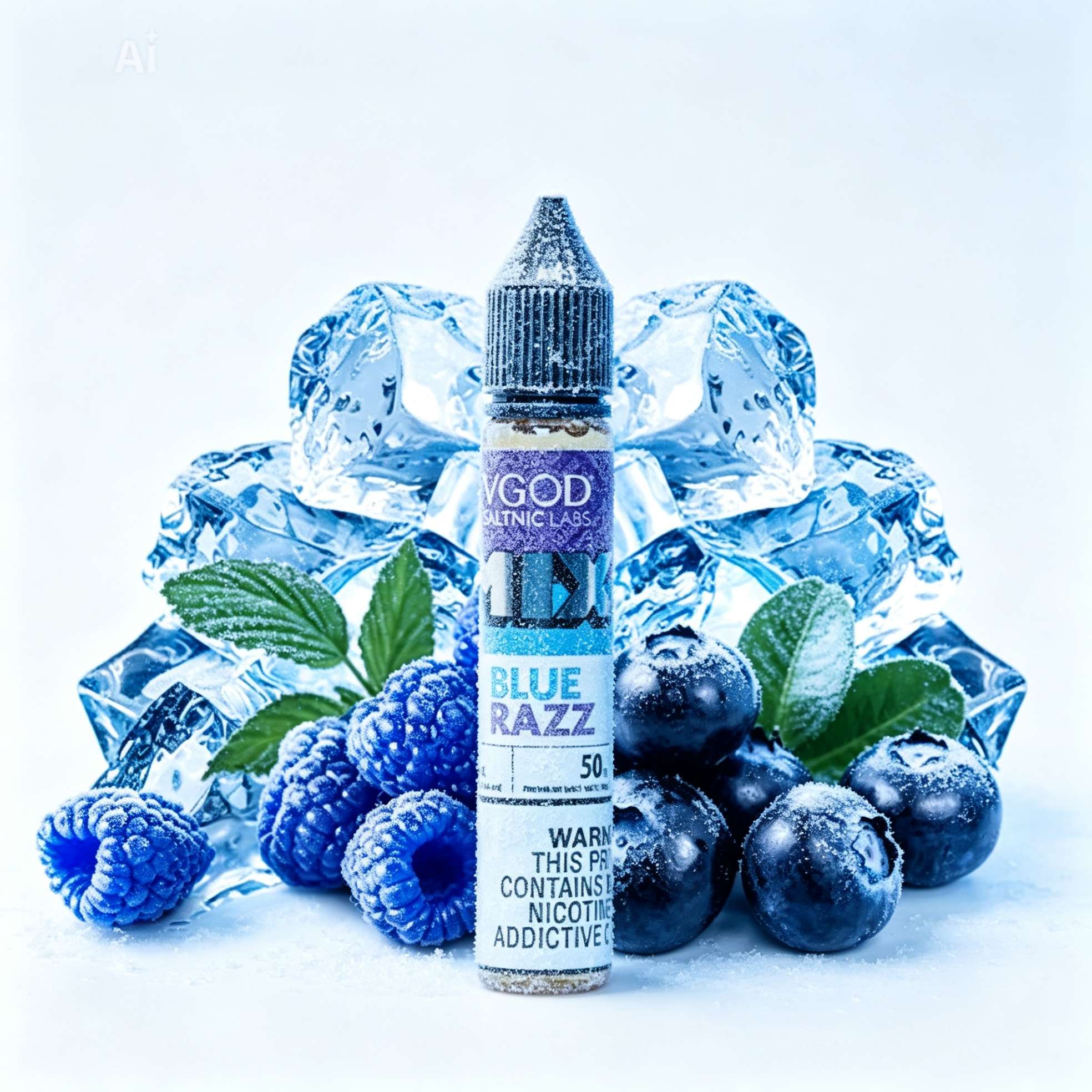 Home / Nic Salt / V God Salt VGod Mix Series Ice Blue Razz 30ml 50mg