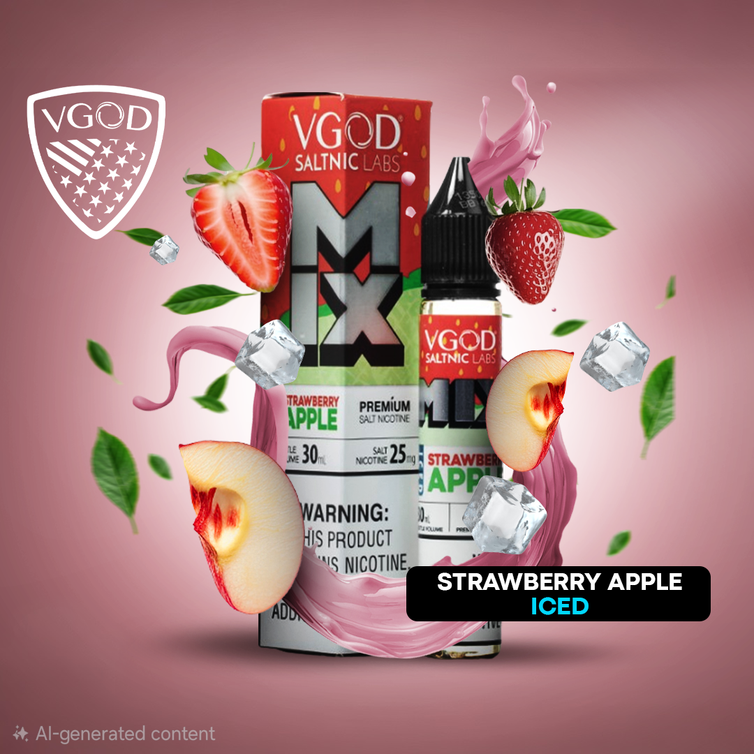 VGOD – Strawberry Apple Iced [SaltNic] 25mg
