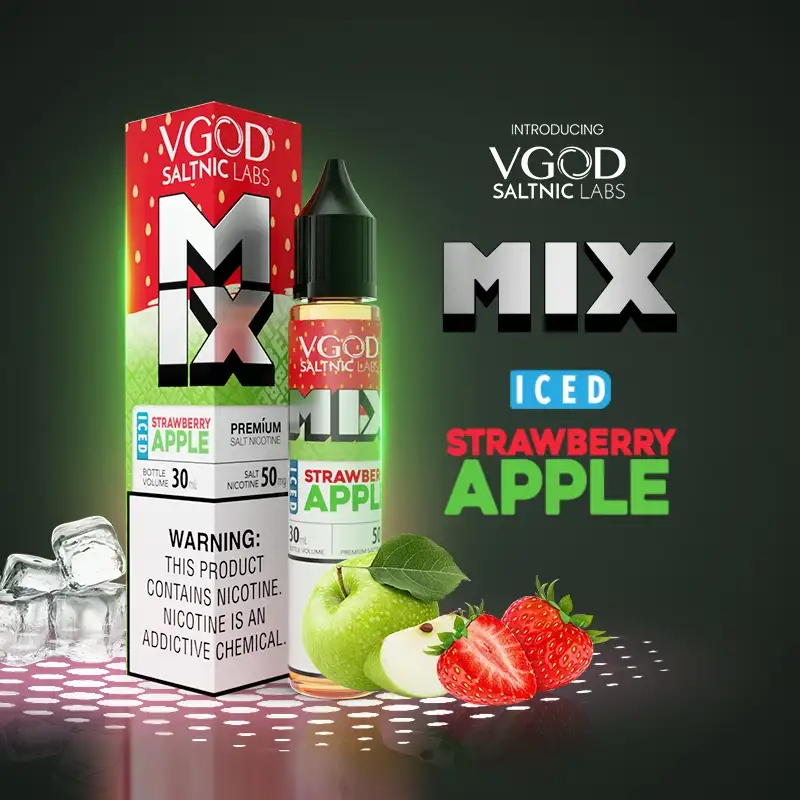 VGOD STRAWBERRY APPLE ICED FLAVOR 50mg