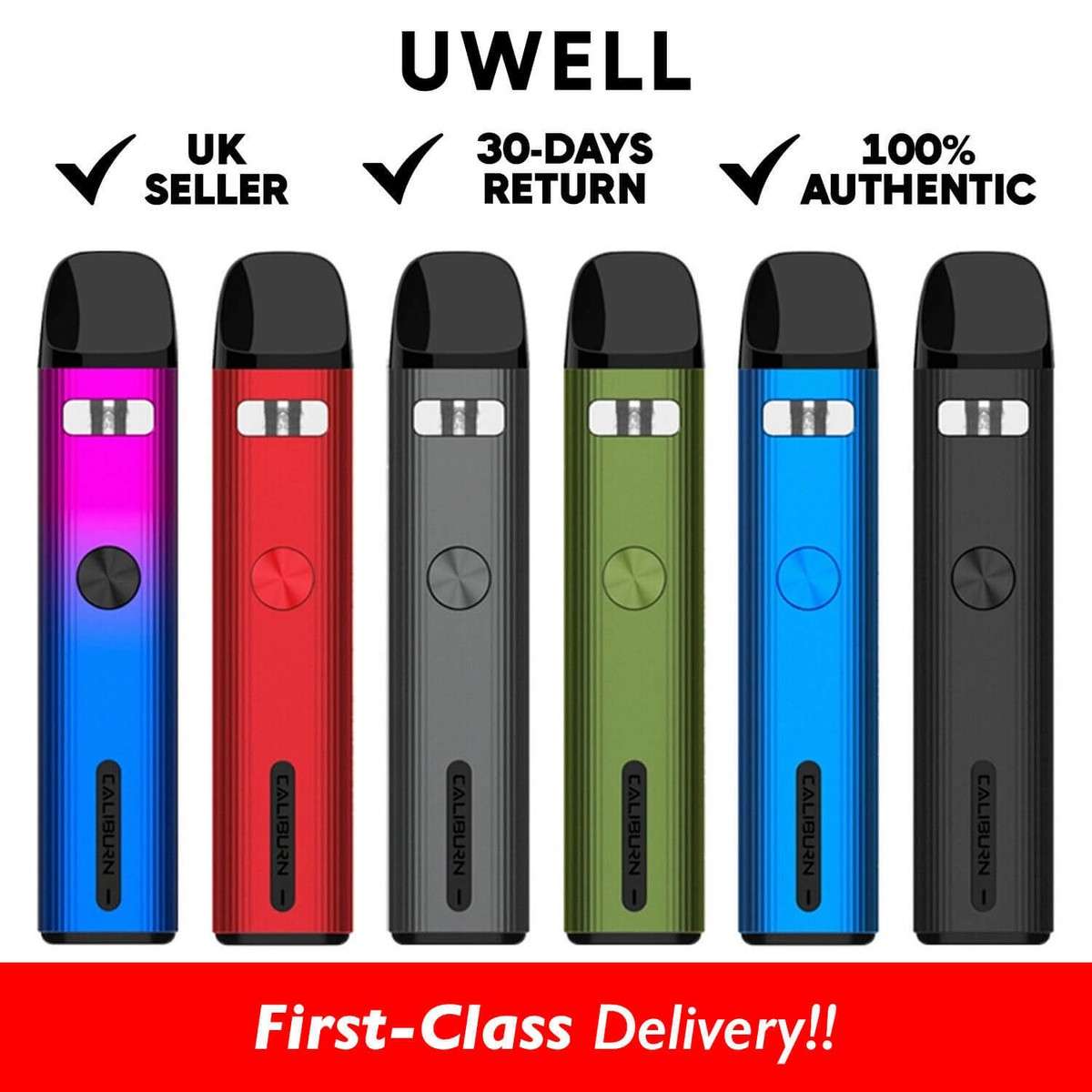 جهاز سحبة يو ويل كالبيرن جي 2 الجديدة - UWELL Caliburn G2 Pod System Kit