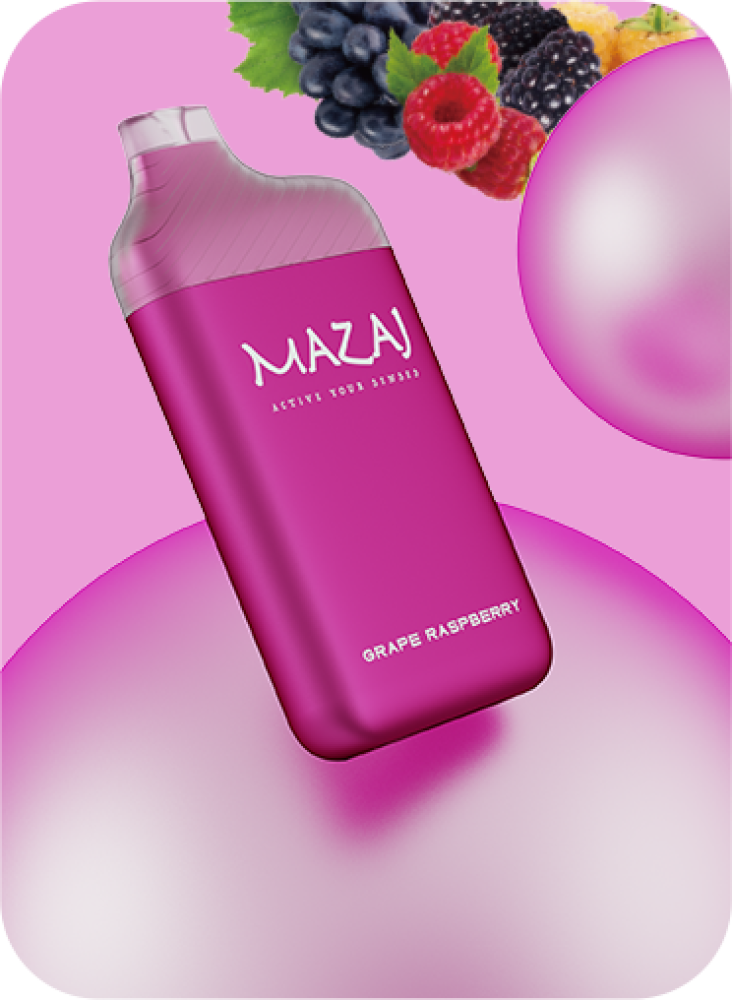 سحبة سيجارة مزاج سليم 5500 موشة لوش ايس Mazaj Slim 5500 Puffs