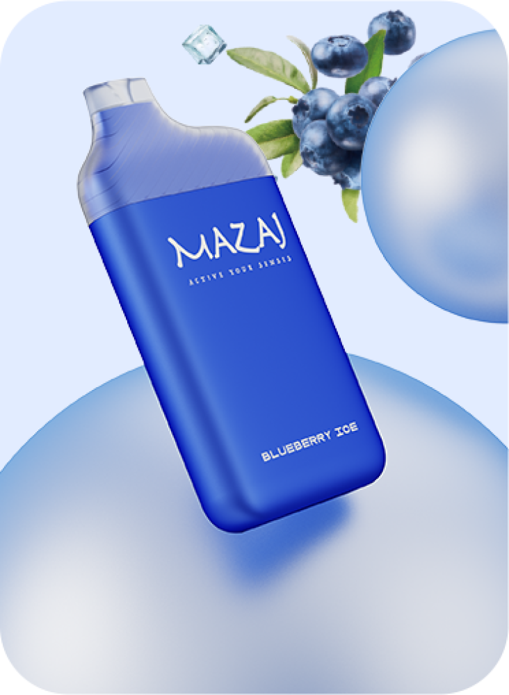 سحبة سيجارة مزاج سليم 5500 موشة لوش ايس Mazaj Slim 5500 Puffs