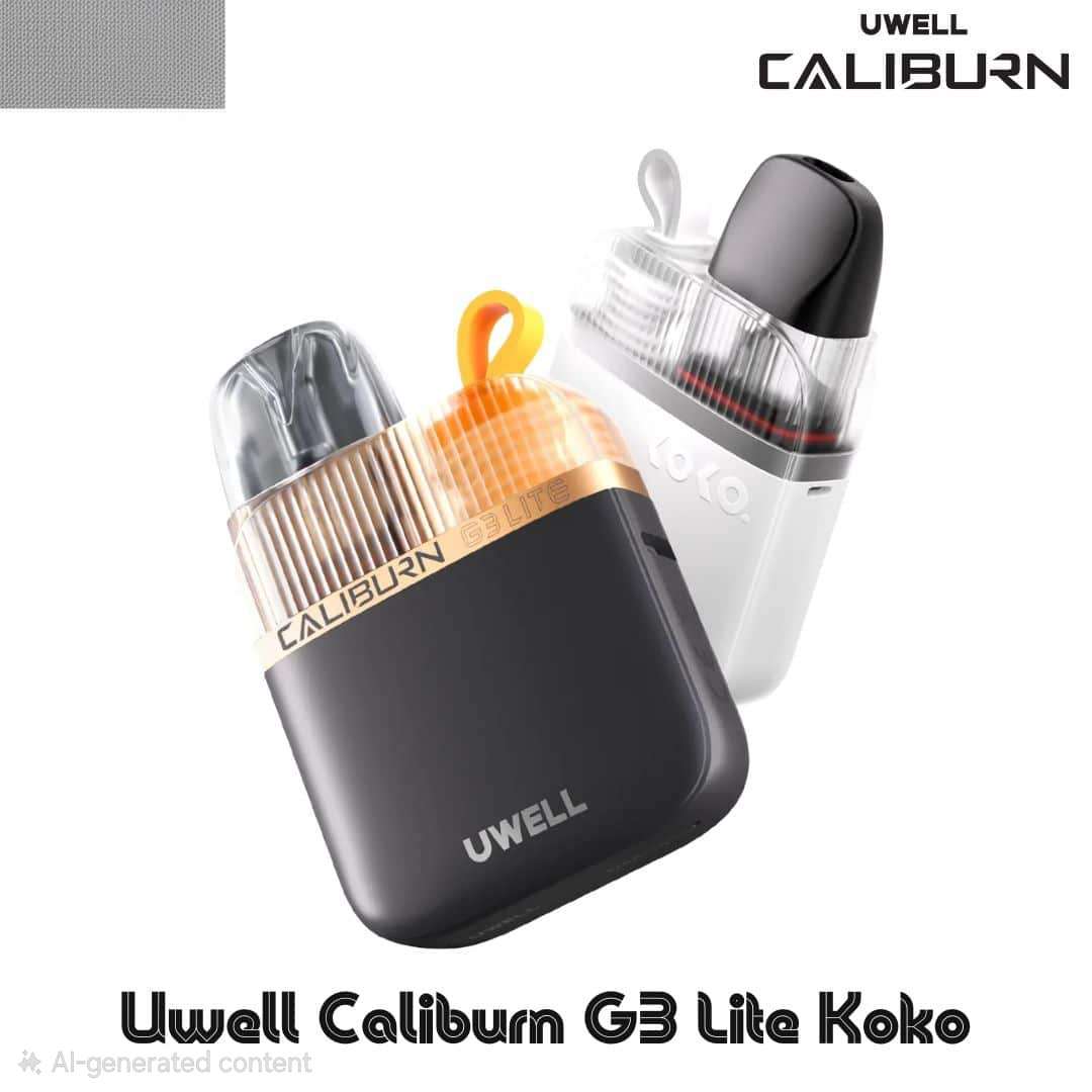 Koko Refillable Pod Kit, 1200mAh Battery, RDTL Vaping, Inhale Activated, Max 25W Power Output, Dual Airflow, 2A Fast Charging