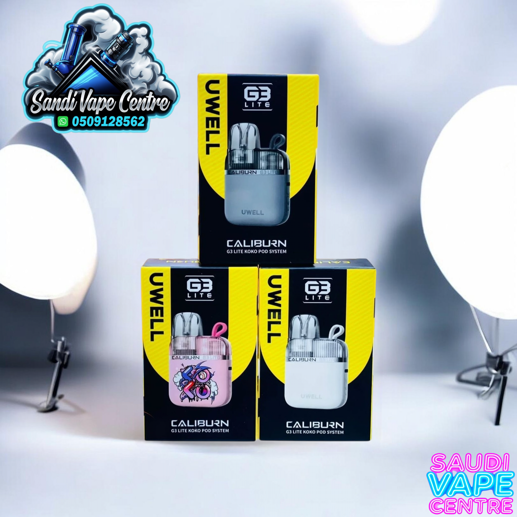 Uwell Caliburn G3 Lite KOKO Pod System Kit 1200mAh 2.5ml (Max 25W)