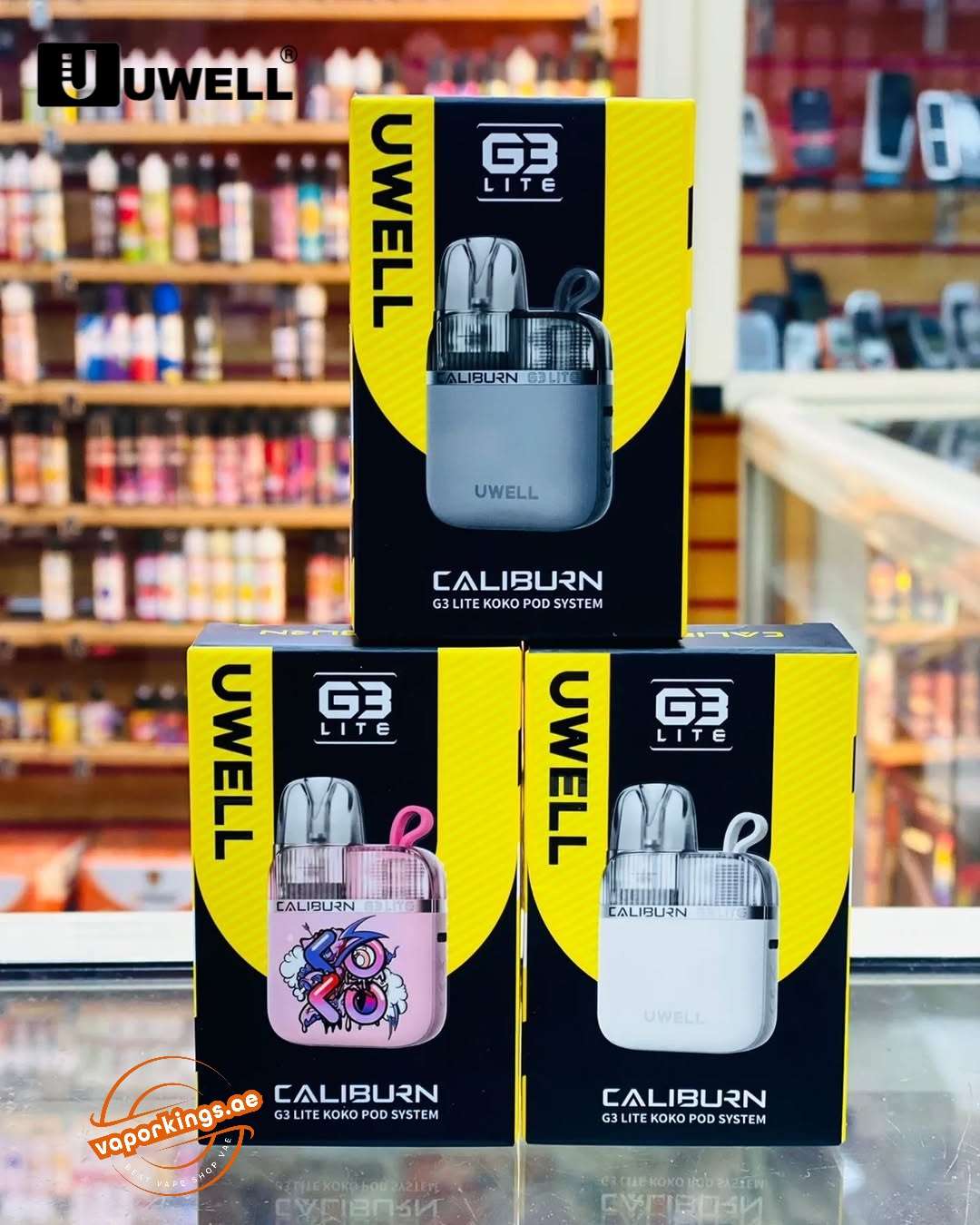 Uwell Caliburn G3 Lite KOKO Pod System Kit 1200mAh 2.5ml (Max 25W)