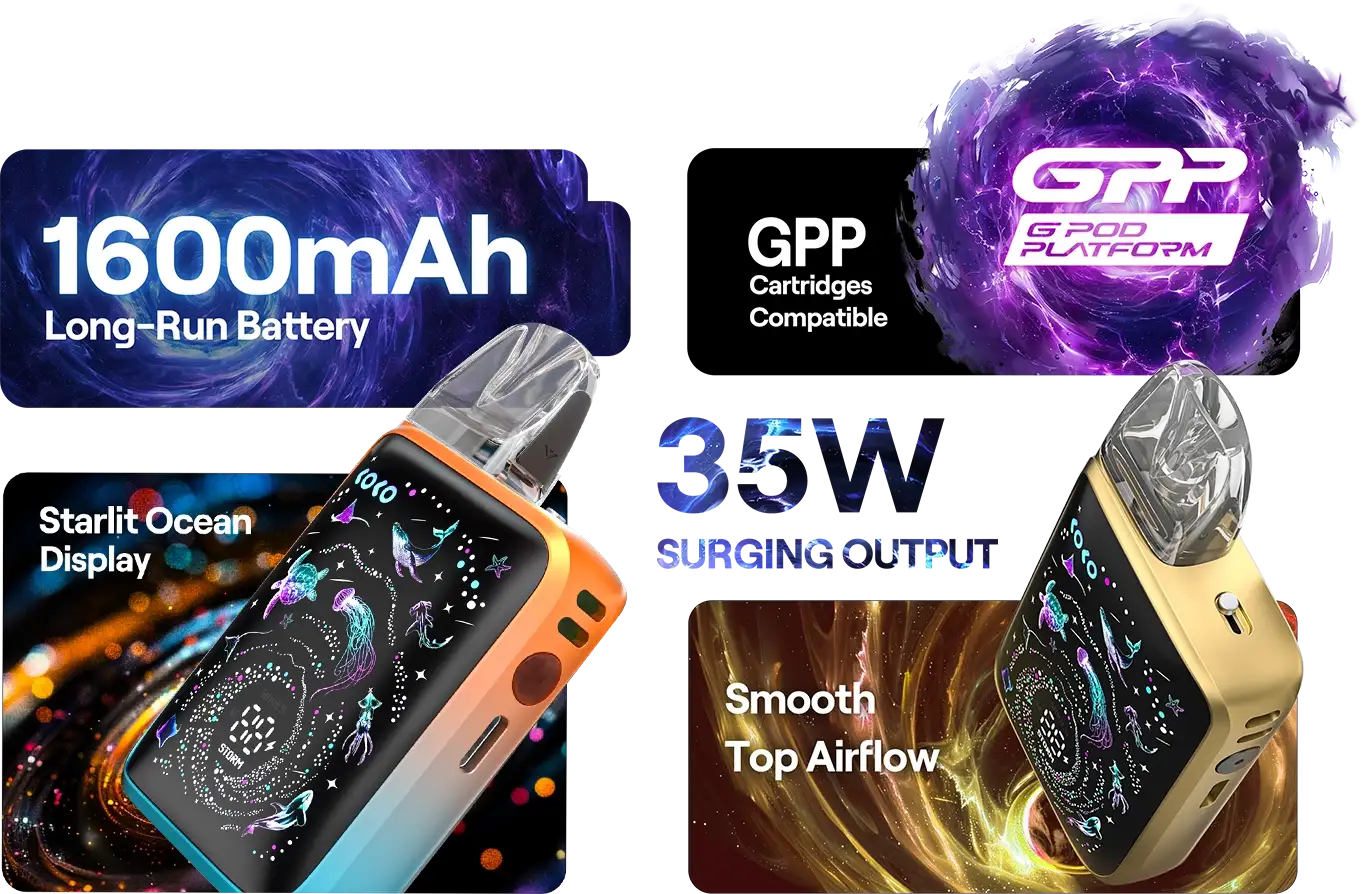Uwell Caliburn G5 Koko Vape Kit 1600mAh 3ml (Max 35W)
