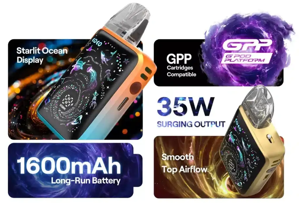 Uwell Caliburn G5 Koko Vape Kit 1600mAh 3ml (Max 35W)