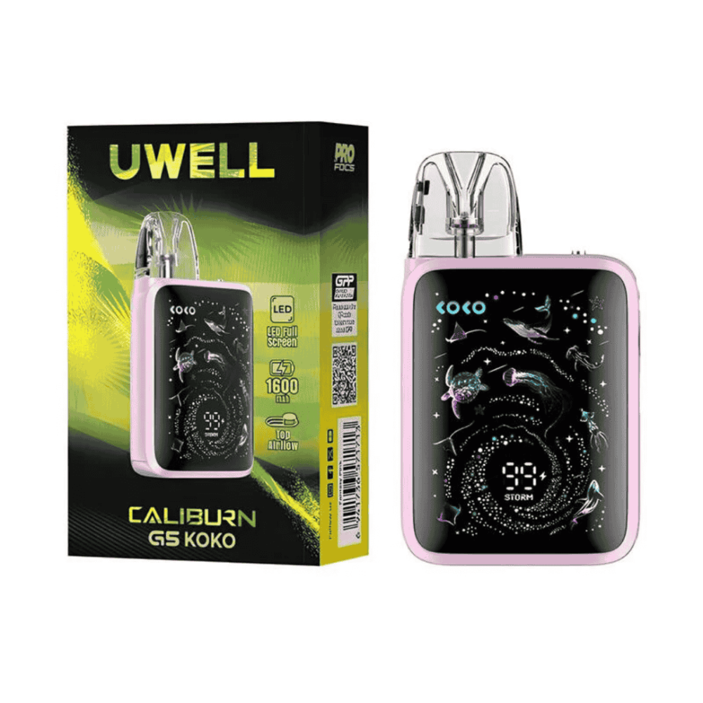 Uwell Caliburn G5 Koko Vape Kit 1600mAh 3ml (Max 35W)