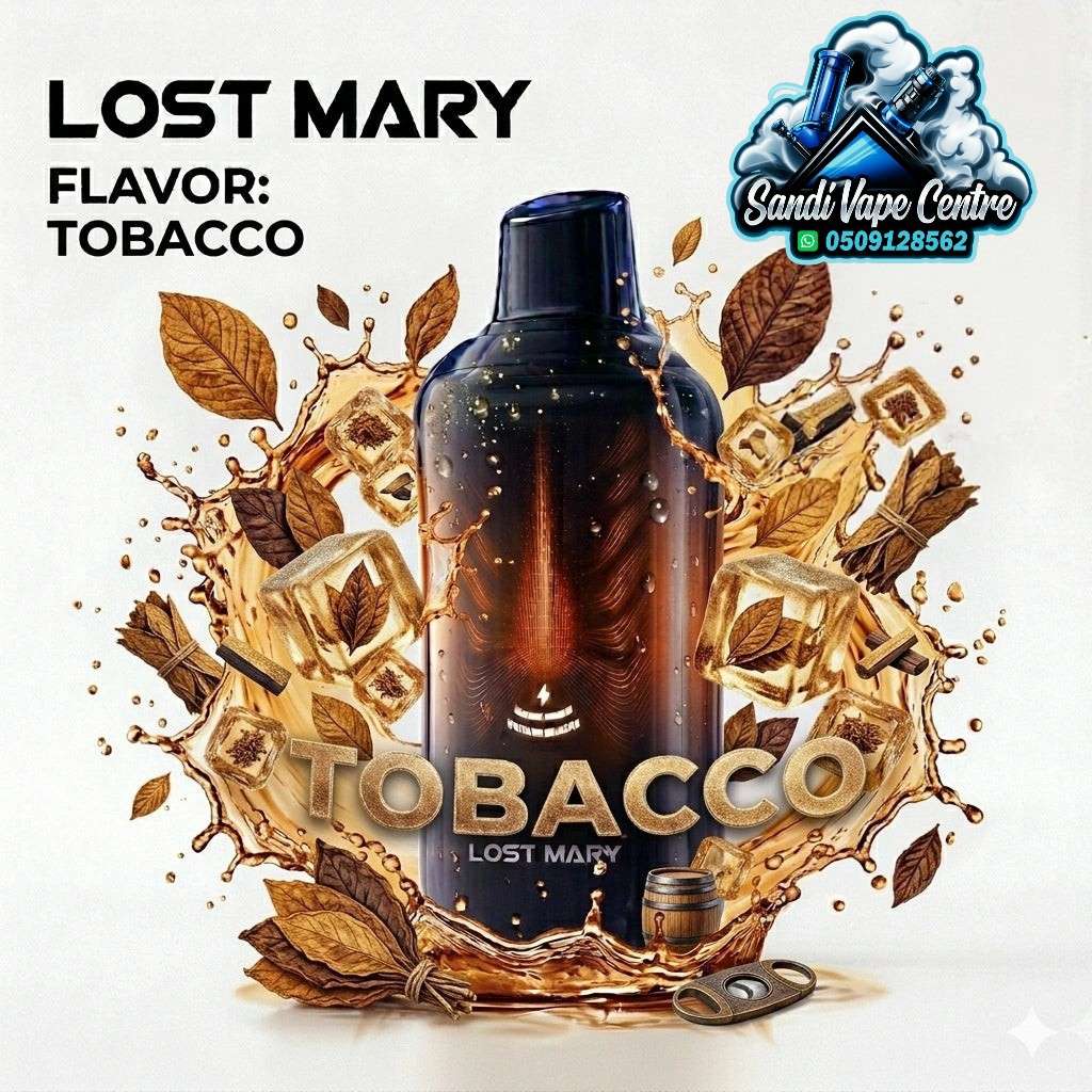 Lost Mary VIZ 40000 Puffs Disposable Vape – Tobacco | Al-khobor Dammam Delivery