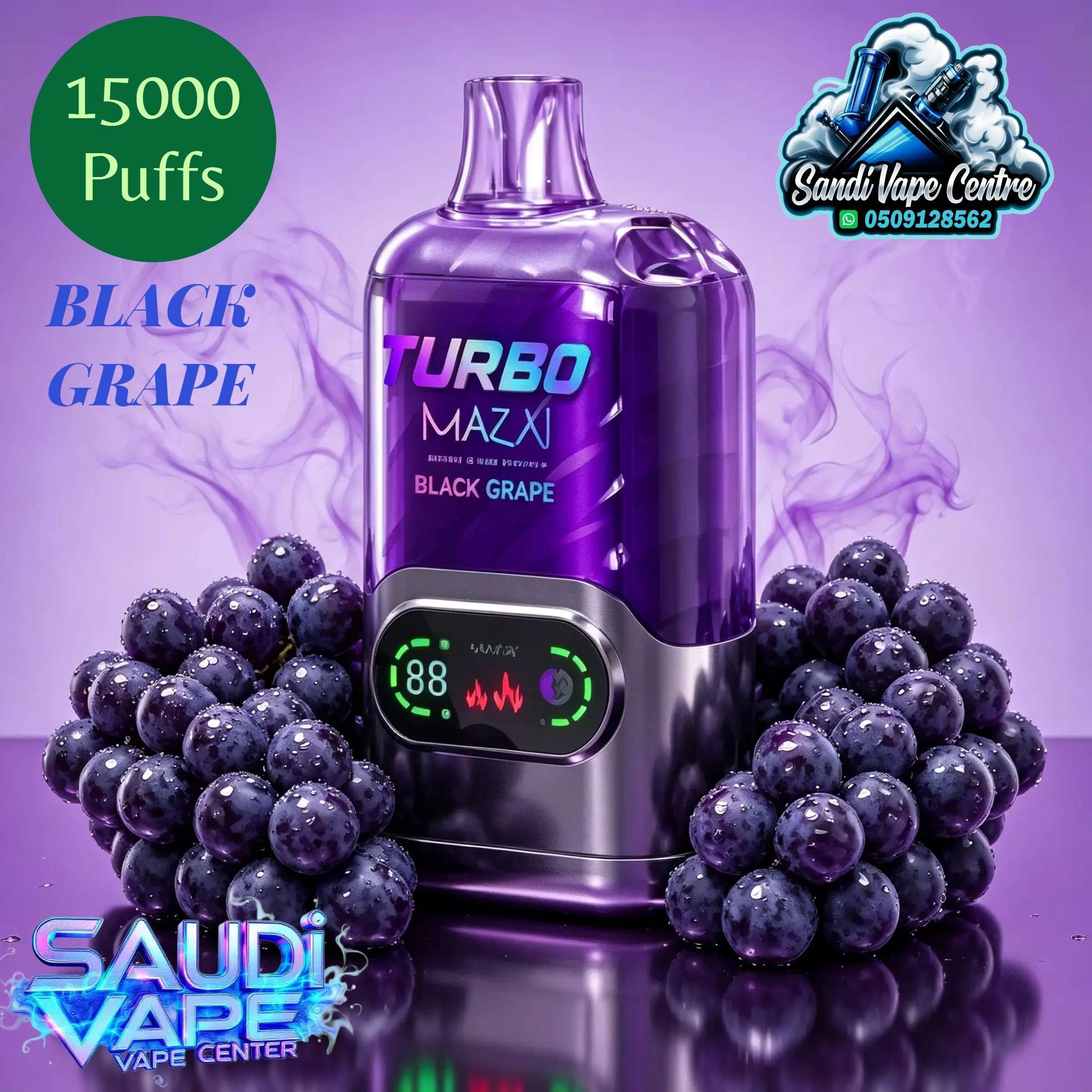 Mazaj Turbo 15000 Puffs Disposable Vape - Mango