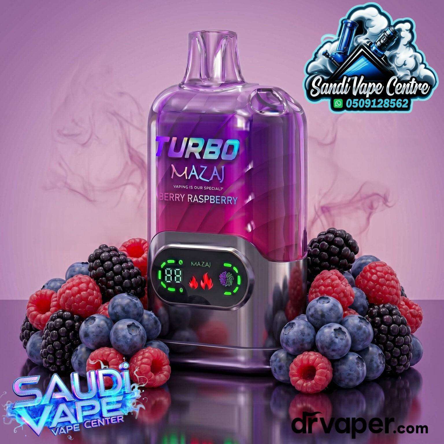 Mazaj Turbo 15000 Puffs Disposable Vape - Mango