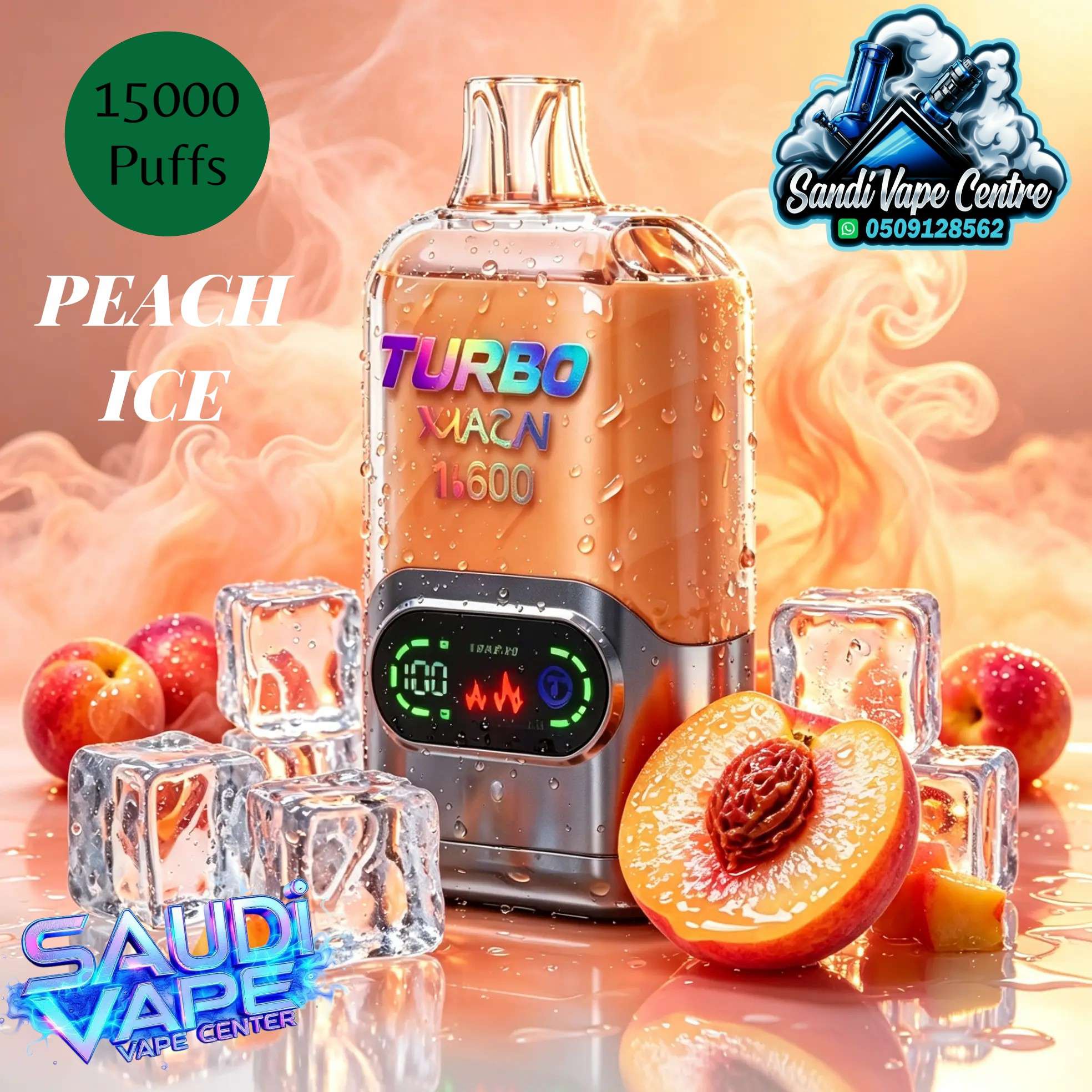 Mazaj Turbo 15000 Puffs Disposable Vape - Mango