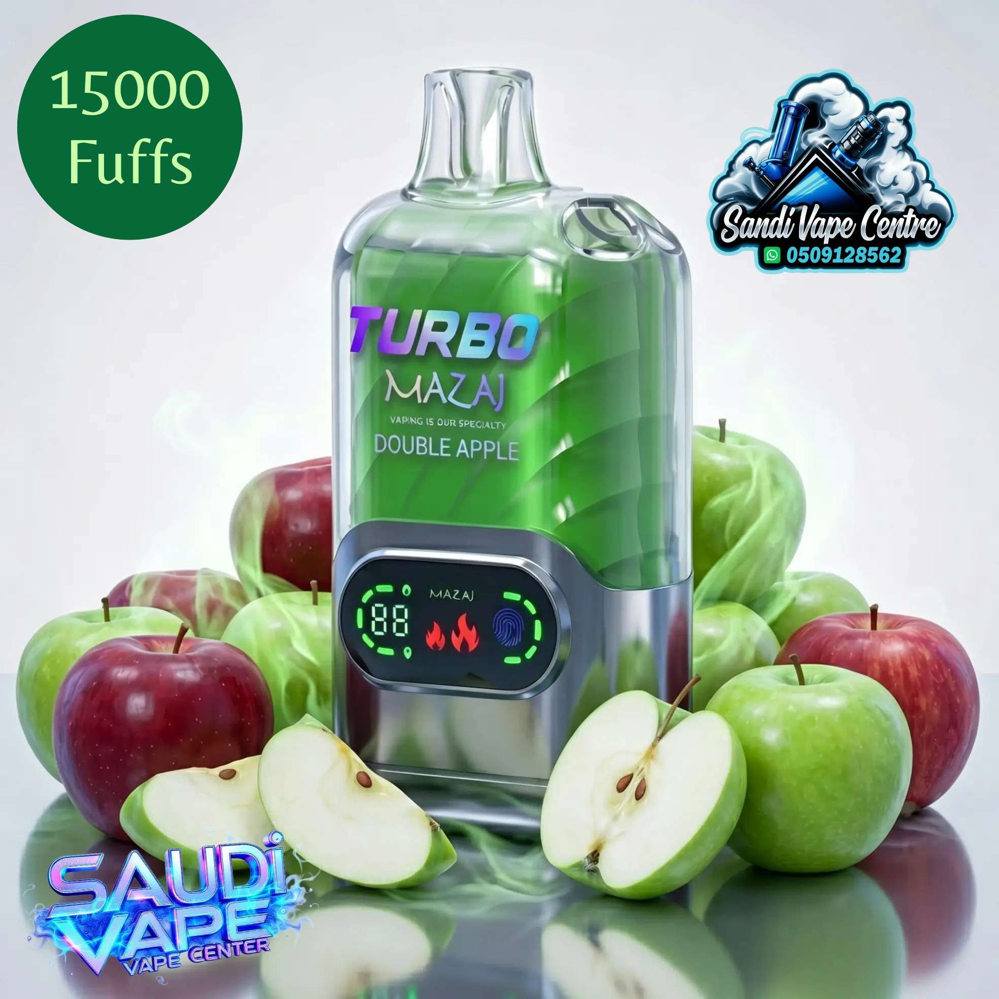 Mazaj Turbo 15000 Puffs Disposable Vape - Passion Fruit