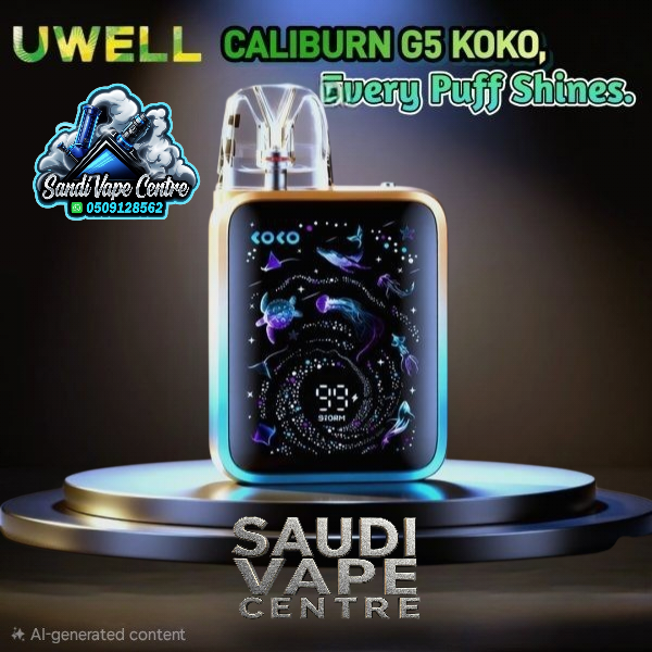 Uwell Caliburn G5 Koko Vape Kit 1600mAh 3ml (Max 35W)