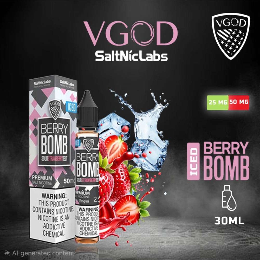 ICE BERRY BOMB SOUR STRAWBERRY 50MG