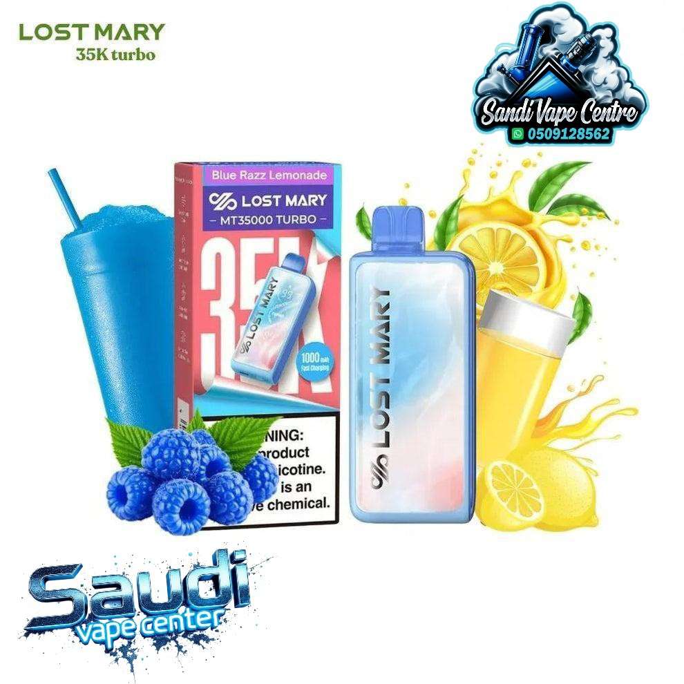 Lost Mary MT35000 Turbo Disposable Vape - Blue Razz Lemonade