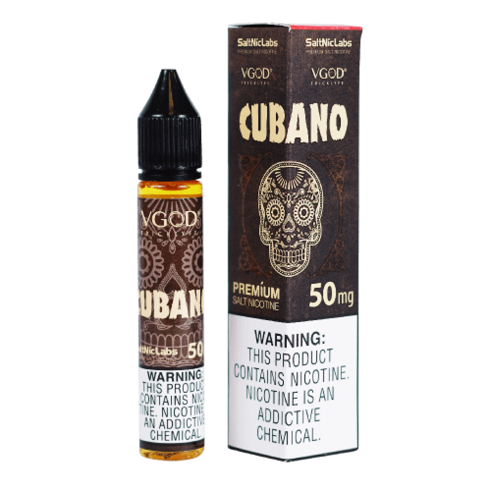 Vgod Cubano Original 30ml Salt Nicotine 50 mg
