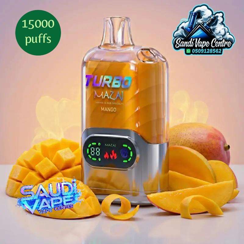 Mazaj Turbo 15000 Puffs Disposable Vape - Mango
